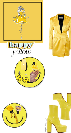 happy yellow