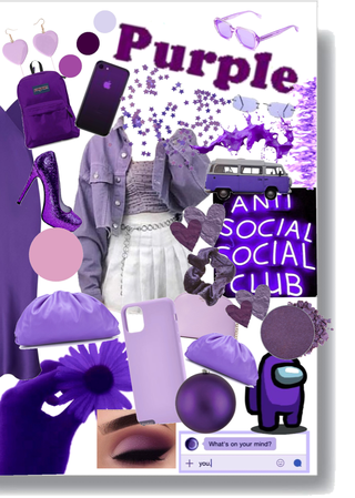 monochrome purple