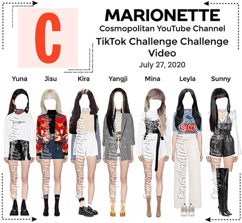 MARIONETTE (마리오네트) Cosmopolitan YouTube Channel | TikTok Challenge Challenge Video