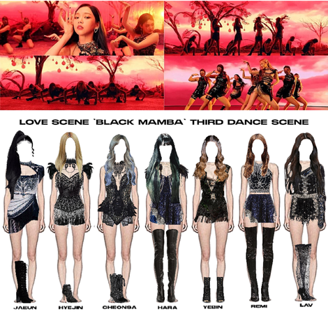 LOVE SCENE | THE 2ND DIGITAL SINGLE ‘BLACK MAMBA’ OFFICIAL MV | THIRD DANCE SCENE