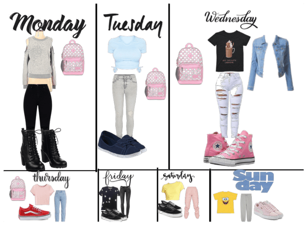 Outfits for the week