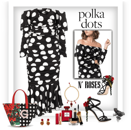 Polka Dots And Roses