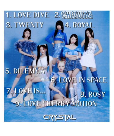 LOVE DIVE (The Album) - CRYSTAL tracklist release