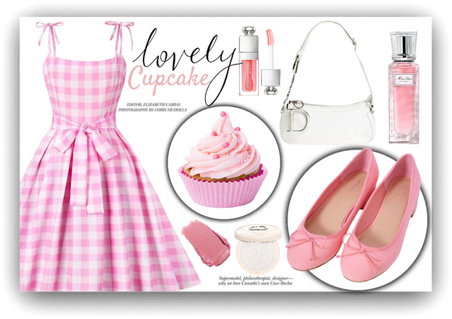 lovely pink cupcake