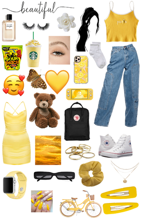 Aesthetic yellow fit