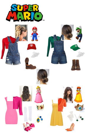 Super Mario Bros - group costume