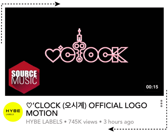 ♡’CLOCK (오시계) Official Logo Motion