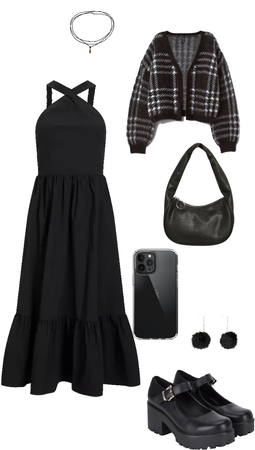 simple black style for girls