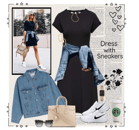 Dress with Sneakers