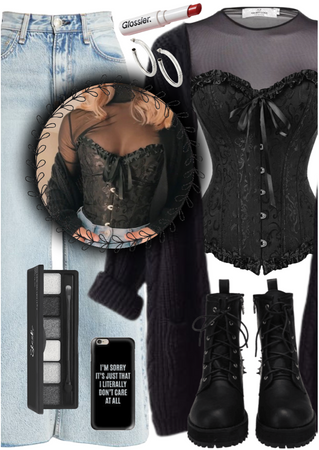 MODESTLY STYLING A CORSET