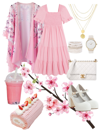pink spring hanami sakura
