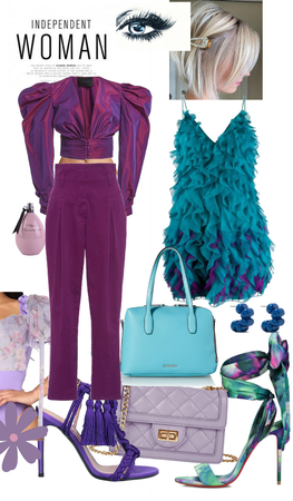 turquoise Purple