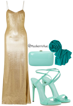 Gold And Teal