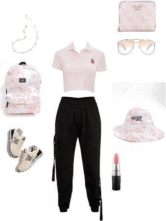 strawberry outfit pastel pink
