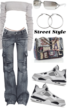grey streetwear