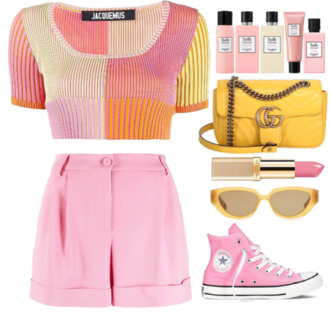 Yellow and pink