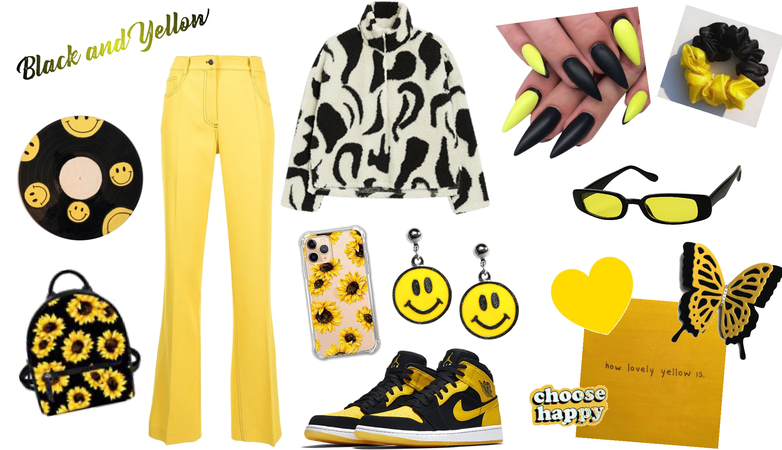 black and yellow fit! 🖤💛