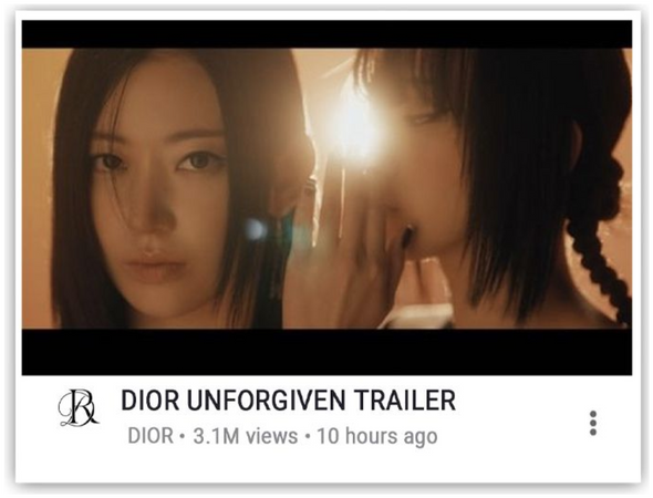 dior "UNFORGIVEN" Trailer