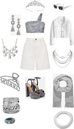 Grey, Silver and White Fashionista Outfit!
