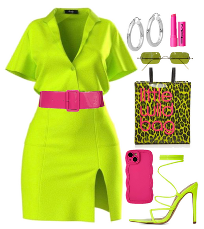 lime and pink