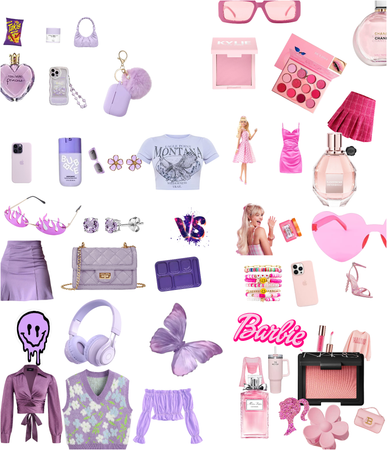 Pink versus purple