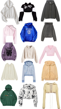 choose 10 hoodies for closet