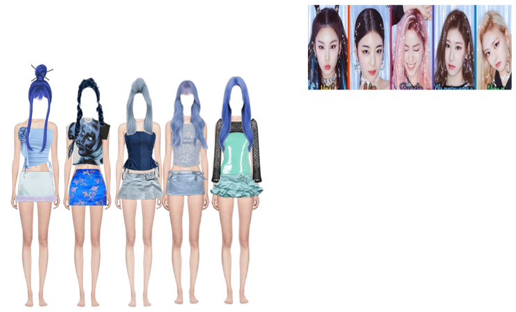 Recrating itzy icy outfit's