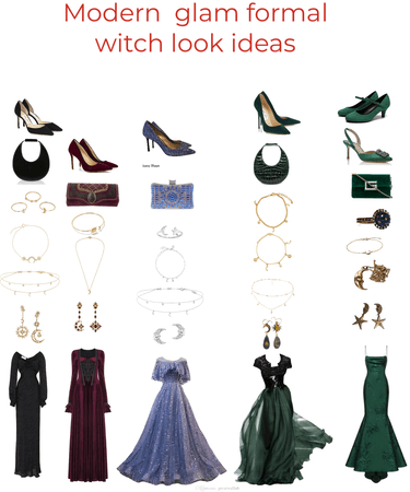 Modern  glam witch look ideas by g.o. 2021