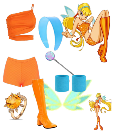 Winx Stella fairy outfit