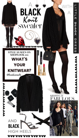 Kismet's Black Knit Sweater Makeover