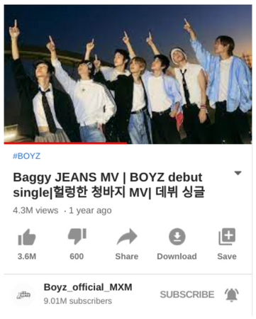 Baggy JEANS MV | BOYZ debut single|헐렁한 청바지 MV| 데뷔