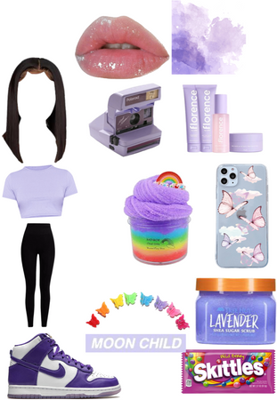 purple rainbow girl 🌈🌈🌈