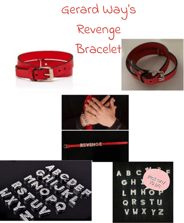 Gerard Way’s Revenge Era Bracelet