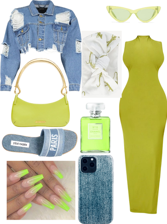 lime and denim
