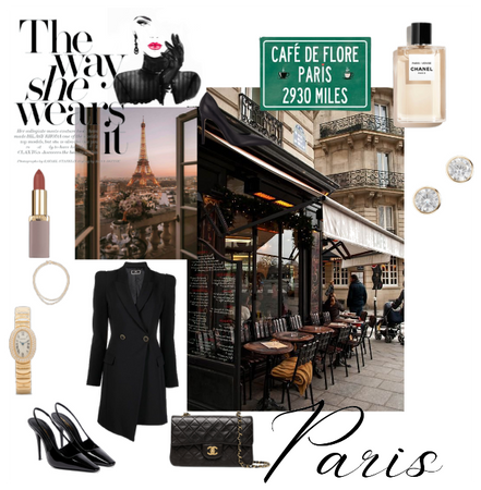 classy woman in Paris