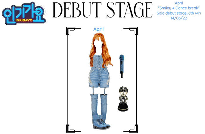April solo debut stage Smiley Inkigayo