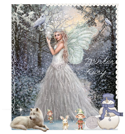 Winter Fairy - Art - Moodboard