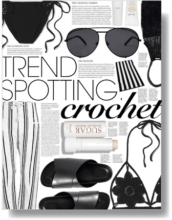 trend spotting: crochet swimwear 🖤
