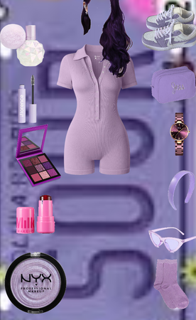 purple outfity