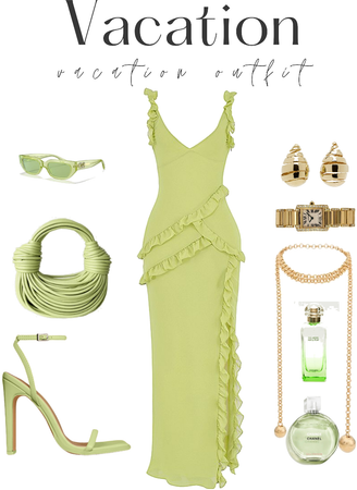 Vacation Outfit - Lime Outfit