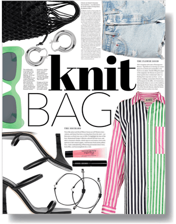 summer trend: knit bags 🖤