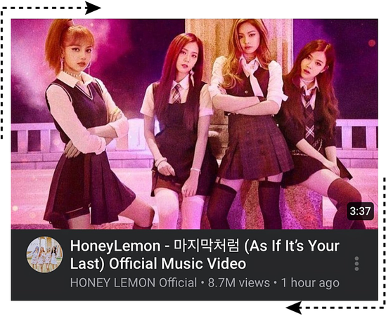 HoneyLemon - 마지막처럼 (As If It’s Your Last) Official Music Video