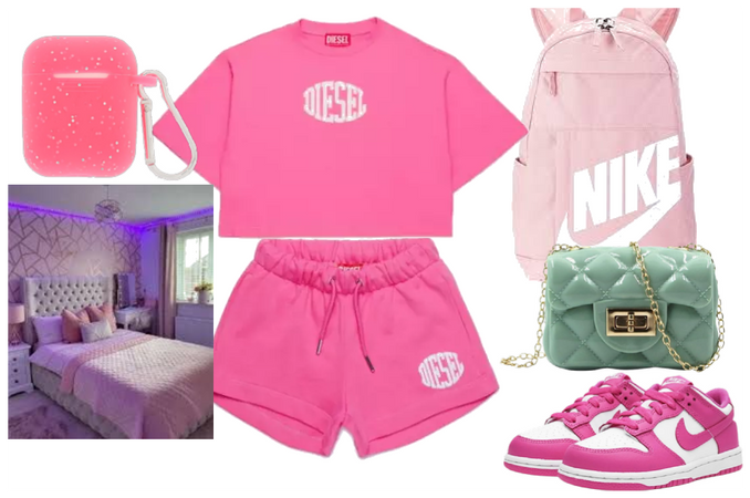 Pinky,girl outfit