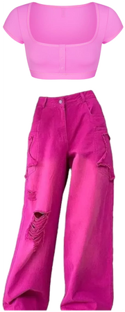 basic pink outfitt