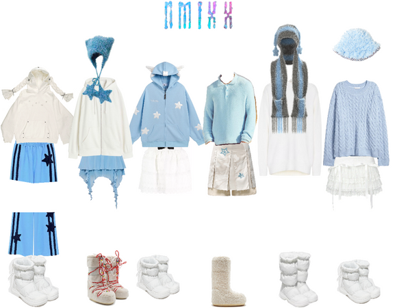 nmixx dash stage outfits
