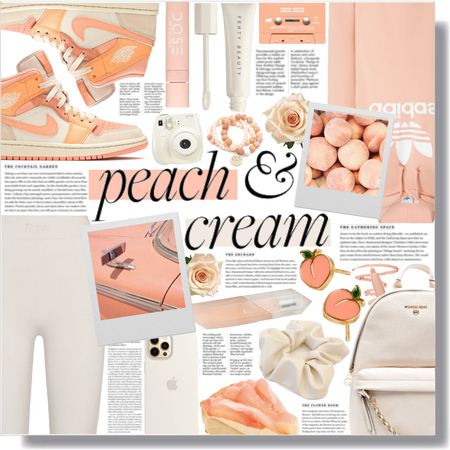 sweet peaches n cream 🧡🤍