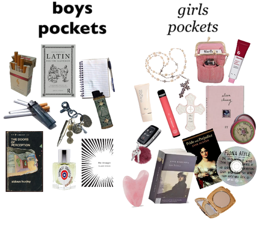 boys v girls pockets