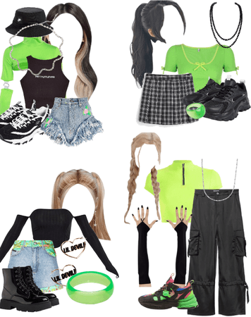 Black Mamba Inspired Outfit|Neon Gree
