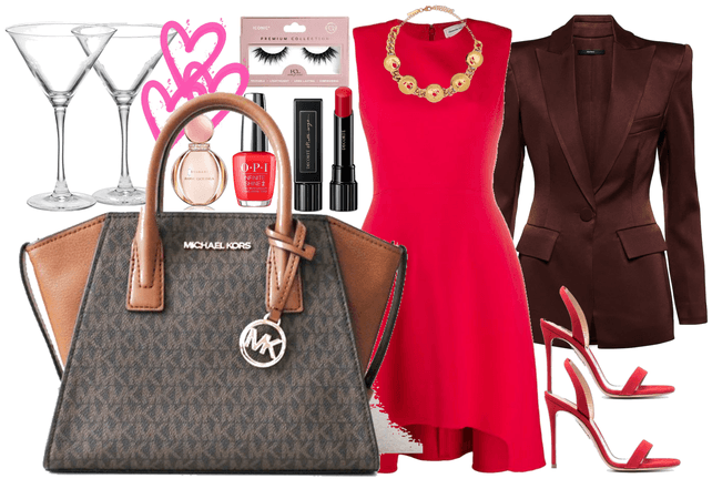 MK Satchel Outfit 3 - Date Night