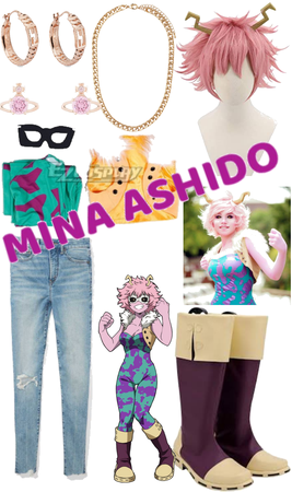 Mina Ashido inspired outfit